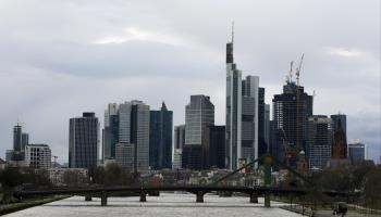 Frankfurt banking district skyline (RONALD WITTEK/EPA-EFE/Shutterstock)