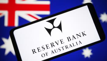 Photo illustration of the Reserve Bank of Australia (RBA) logo (Pavlo Gonchar/SOPA Images/Shutterstock)