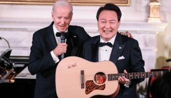 US President Joe Biden hosts a state dinner for South Korean President Yoon Suk-yeol (Oliver Contreras/UPI/Shutterstock)