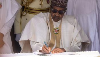 President Muhammadu Buhari (Olukayode Jaiyeola/NurPhoto/Shutterstock)