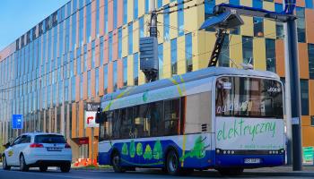 Krakow: electric bus manufactured by the Polish company Solaris Bus & Coach (Shutterstock)

