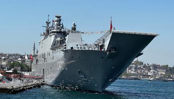 TCG Anadolu, Turkey's new amphibious assault ship (Shutterstock)