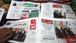 Iranian newspapers report signing of Saudi-Iranian agreement on May 10 (Abedin Taherkenareh/EPA-EFE/Shutterstock)