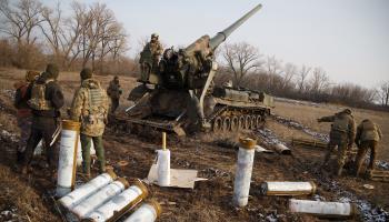 Ukrainian artillery in Bakhmut (Shutterstock)