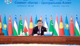 Chinese President Xi Jinping chairs the first China-Central Asia summit, making the keynote speech, "Working Together for a China-Central Asia Community with a Shared Future Featuring Mutual Assistance, Common Development, Universal Security and Everlasting Friendship", Xi'an, May 19 (Chine Nouvellse/SIPA/Shutterstock)