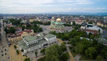 Aerial view of Bulgaria's parliament in Sofia (Shutterstock)