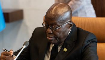 Ghanaian President Nana Akufo-Addo at UN Headquarters, New York, March (Lev Radin/Pacific Press/Shutterstock)