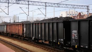 Polish coal transported by train, Katowice, the region of Silesia (Shutterstock)
