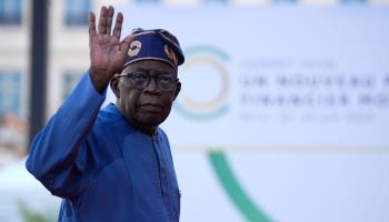 Nigerian President Bola Tinubu at the New Global Financial Pact Summit in Paris, June 2023 (Lewis Joly/POOL/EPA-EFE/Shutterstock)