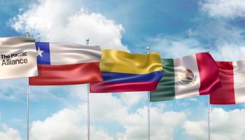 The flags of the Pacific Alliance (Shutterstock)