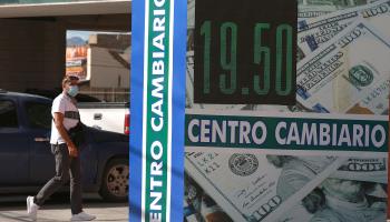 An exchange bureau in Ciudad Juarez, Mexico (Luis Torres/EPA-EFE/Shutterstock)