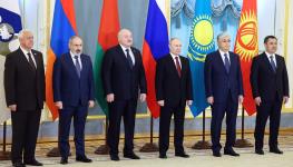 Leaders at the Eurasian Economic Union Forum in Moscow (Kremlin POOL/UPI/Shutterstock)