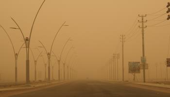 Sandstorm, Basra City, Iraq, May 23, 2022. (Shutterstock)