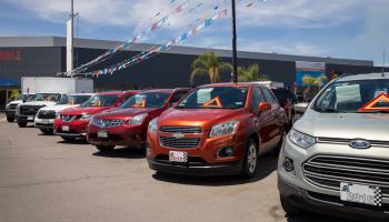 Used SUVs for sale in Aguascalientes, central Mexico (Shutterstock)