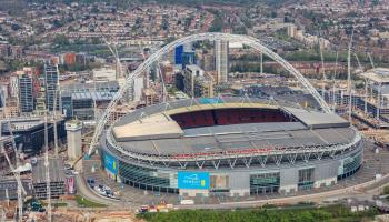 London's Wembley Stadium, which will host the UEFA Champions League final next year (High Level/Shutterstock)