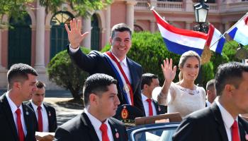 Paraguayan President Santiago Pena (DANIEL PIRIS/EPA-EFE/Shutterstock)