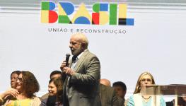 President Lula da Silva announcing the New Growth Acceleration Programme (Fabio Teixeira/SIPA/Shutterstock)