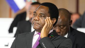 President Hakainde Hichilema (Lewis Joly/Pool/EPA-EFE/Shutterstock)