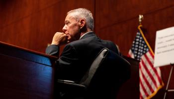 Rep. Ken Buck, who is leading the House AUMF review, seen during a committee hearing, Washington, June 24, 2020 (Anna Moneymaker/POOL/EPA-EFE/Shutterstock)