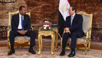 Ethiopian Prime Minister Abiy Ahmed meets Egyptian President Abdel Fattah al-Sisi in Cairo, June 10, 2018 (APA Images/Shutterstock)