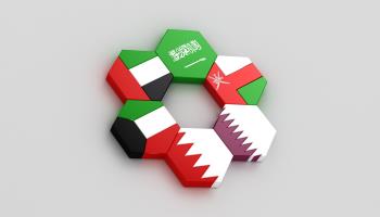 Flags of the Gulf Cooperation Council countries (Shutterstock)