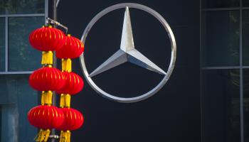 Mercedes-Benz 4S Store in Nanjing, China (Costfoto/NurPhoto/Shutterstock)