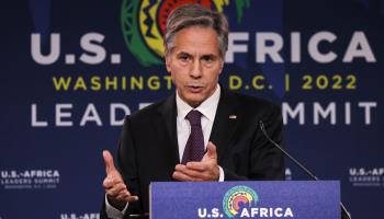 US Secretary of State Anthony Blinken at the US-Africa Leaders Summit, December 2022 (Jemal Countess/UPI/Shutterstock)