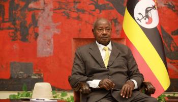 President Yoweri Museveni  (MILOS MISKOV/SIPA/Shutterstock)