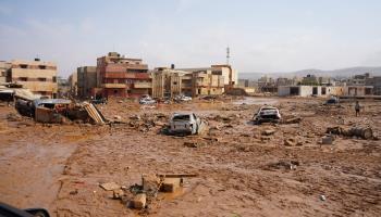 Impact of the September floods in Derna (Shutterstock)