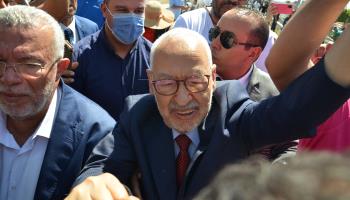 Rashid Ghannouchi, leader of the Tunisian Ennahda party (Shutterstock)