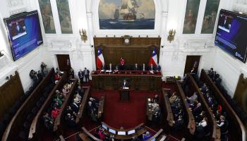 The opening session of Chile's Constitutional Council (Elvis Gonzalez/EPA-EFE/Shutterstock)