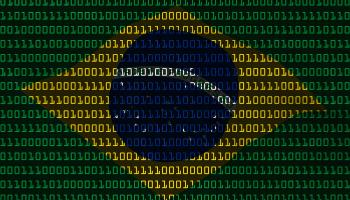 The Brazilian flag illustrated in binary code (Shutterstock)