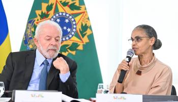 President Luiz Inacio Lula da Silva and Environment Minister Marina Silva (Ton Molina/NurPhoto/Shutterstock)