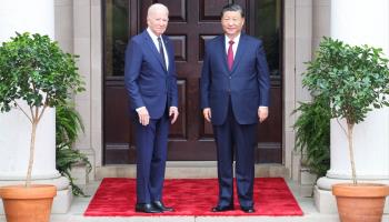 China’s President Xi Jinping meets with his US counterpart Joe Biden in California (Xinhua/Shutterstock)