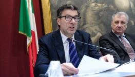 Italy's Finance Minister Giancarlo Giorgetti (Mauro Scrobogna/LaPresse/Shutterstock)