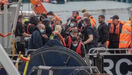 Migrants crossing the Channel Sea (STUART BROCK/EPA-EFE/Shutterstock)