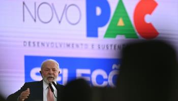 Brazilian President Lula da Silva launching the New PAC programme (Andre Borges/EPA-EFE/Shutterstock)