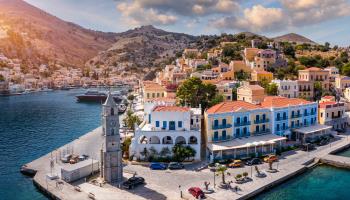 A view of the holiday island of Symi, near Rhodes, no date (DaLiu/Shutterstock)