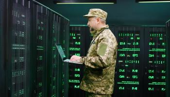 A cybersecurity officer of the US military (Shutterstock)