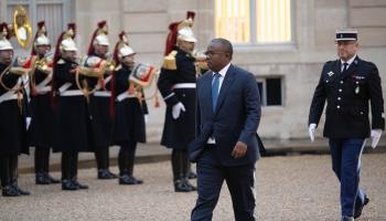 Guinea-Bissau President Umaro Sissoco Embalo visits France, January 2023 (Jacques Witt/SIPA/Shutterstock)