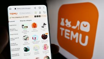 App of the Chinese ultra-fashion retailer Temu (Shutterstock)