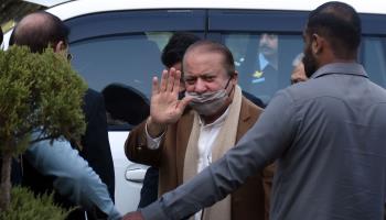 Pakistan Muslim League (Nawaz) party leader and former premier Nawaz Sharif (Sohail Shahzad/EPA-EFE/Shutterstock)