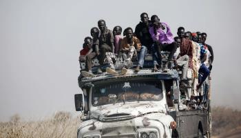 Sudanese refugees fleeing to South Sudan (AMEL PAIN/EPA-EFE/Shutterstock)