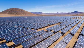 Solar panels in Chile’s Atacama desert (Shutterstock)