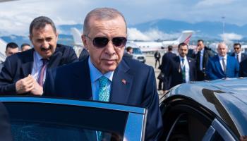 Turkish President Recep Tayyip Erdogan in Russia, September 2023 (Shutterstock)