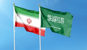 The Saudi and Iranian flags (Shutterstock)
