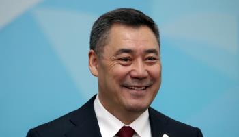 Kyrgyz President Sadyr Japarov, Bishkek, November 2023 (IGOR KOVALENKO/EPA-EFE/Shutterstock)