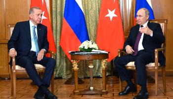 Vladimir Putin meets Recep Tayyip Erdogan, Sochi, Russia (APAImages/Shutterstock)
