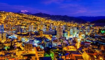A view of La Paz at sunset (Shutterstock)