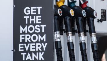 Petrol and diesel pumps at a service station in Sydney (James Gourley/EPA-EFE/Shutterstock)